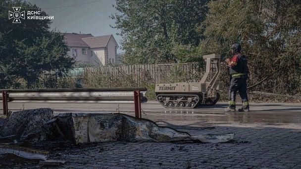Житомирську трасу знову відкрили: ДСНС повідомила про наслідки вибуху на Київщині