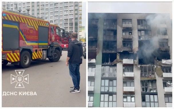 Атака РФ на Київ: запарковані авто завадили ДСНС вчасно почати порятунок (відео)