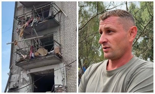 Нічний жах у Борисполі: житель розповів про вибух, розтрощені квартири і поранених сусідів